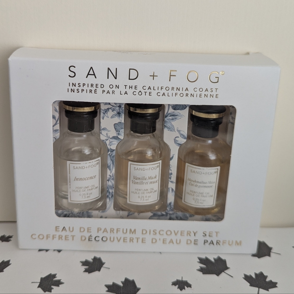 Sand + Fog 3 Piece ED P Oil Rollerball Set